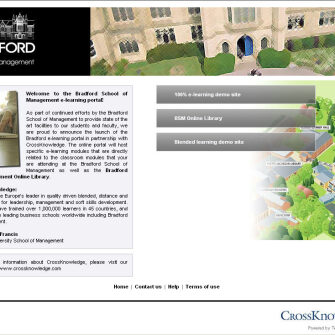 CrossKnowledge : Webdesign 2007-2008